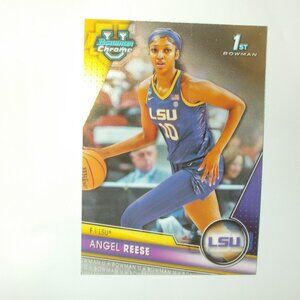 Angel Reese 2024 Bowman Chrome University 1st Bowman LSU Tigers Chicago Sky WNBA